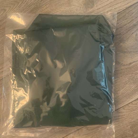 NWT HARRITON DOUBLE MESH SPORT SHIRT DARK GREEN XL (18/20) - Picture 7 of 7